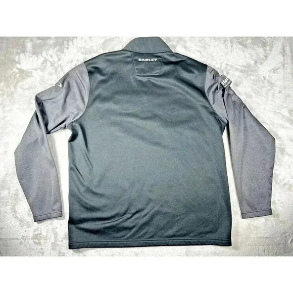 State Farm Insurance Crew Team Zip Up Jacket Size XL Black/Gray Oakley - Picture 8 of 11